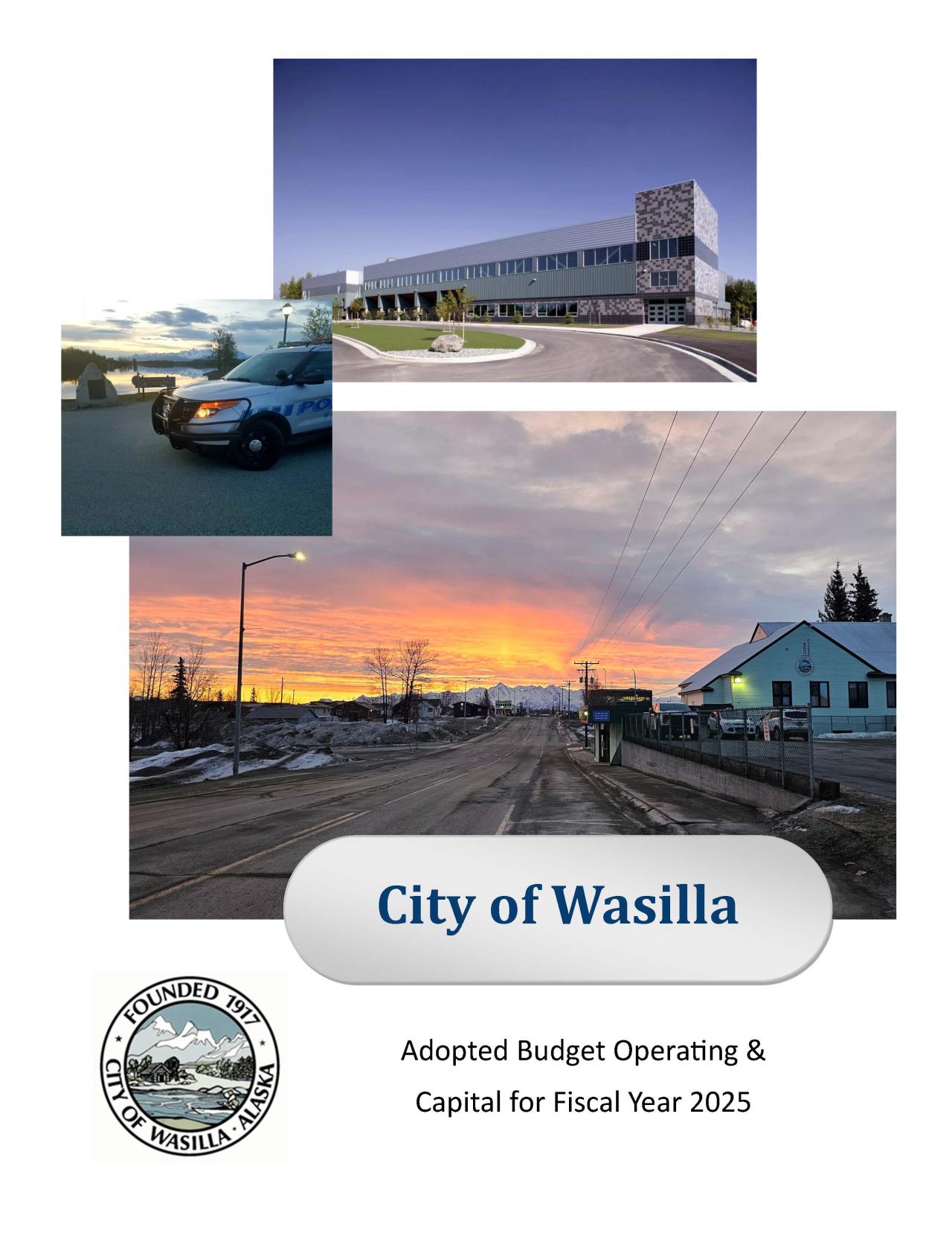 FY2025 Adopted Budget - Cover Page