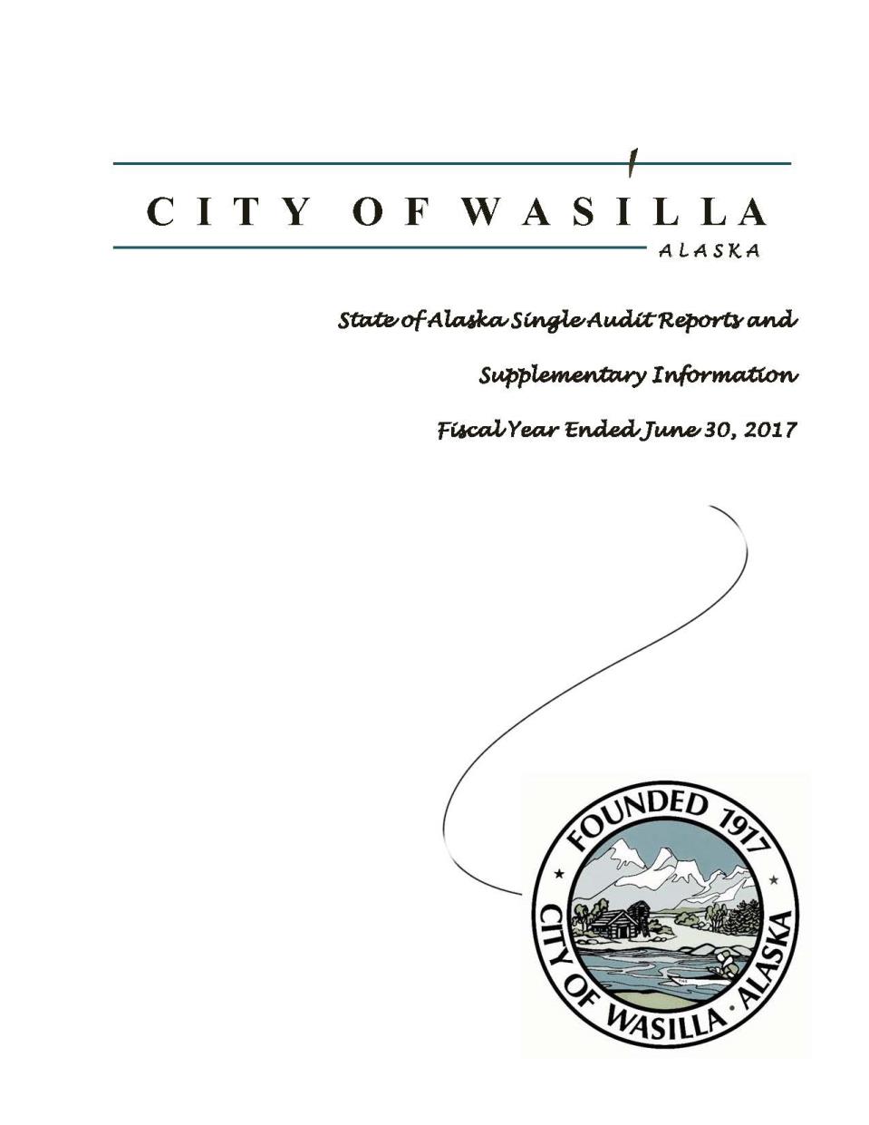 FY2017 Single Audit Cover