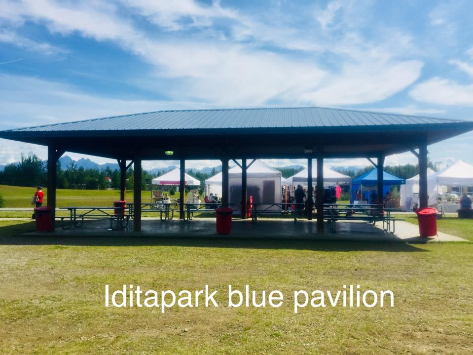 Iditapark Blue Pavilion Iditapark Wasilla Alaska Nelson Weber Kid Friendly Park