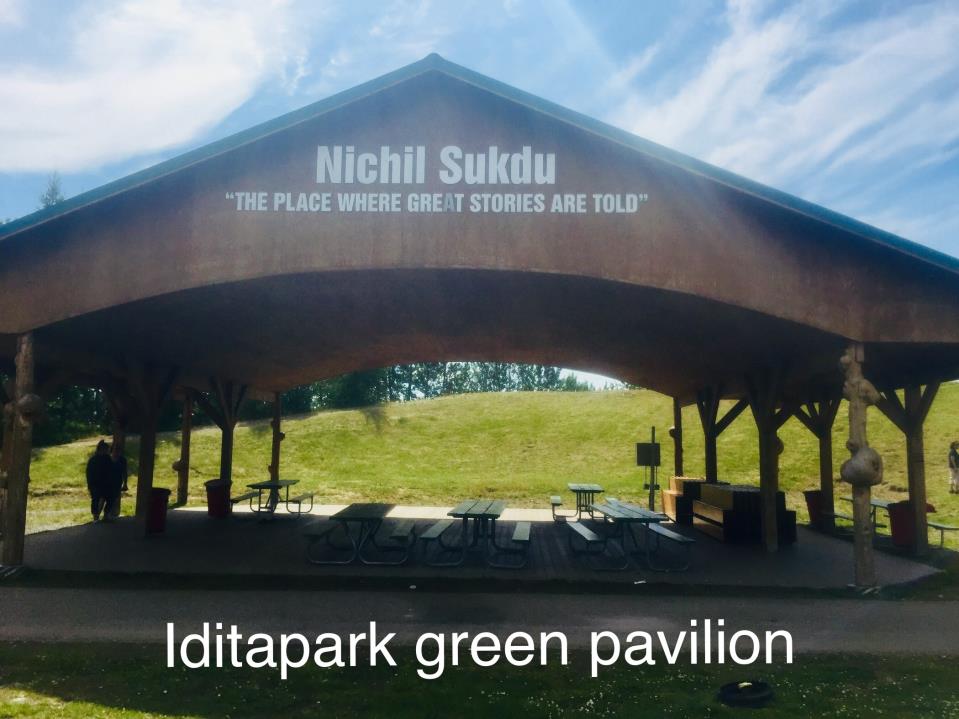 Iditapark Green Pavilion Iditapark Wasilla Alaska Nelson Weber Kid Friendly Park