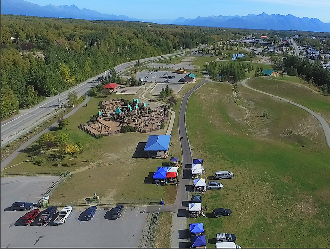 West Parking Lot near Weber St. Wasilla Alaska 