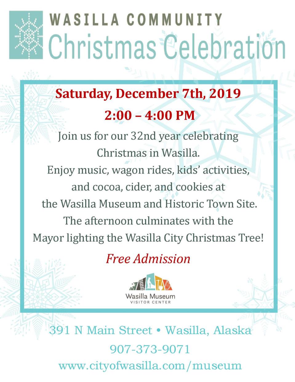 Wasilla Community Christmas 2019 Flyer